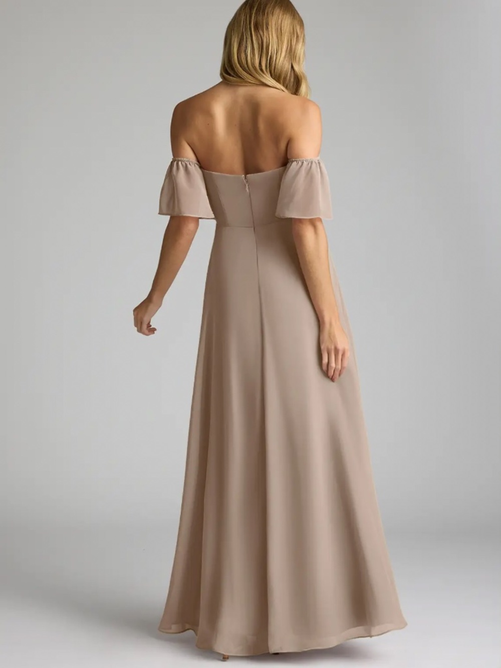 Azazie ‘Sue’ in Taupe - Picture 2 of 2